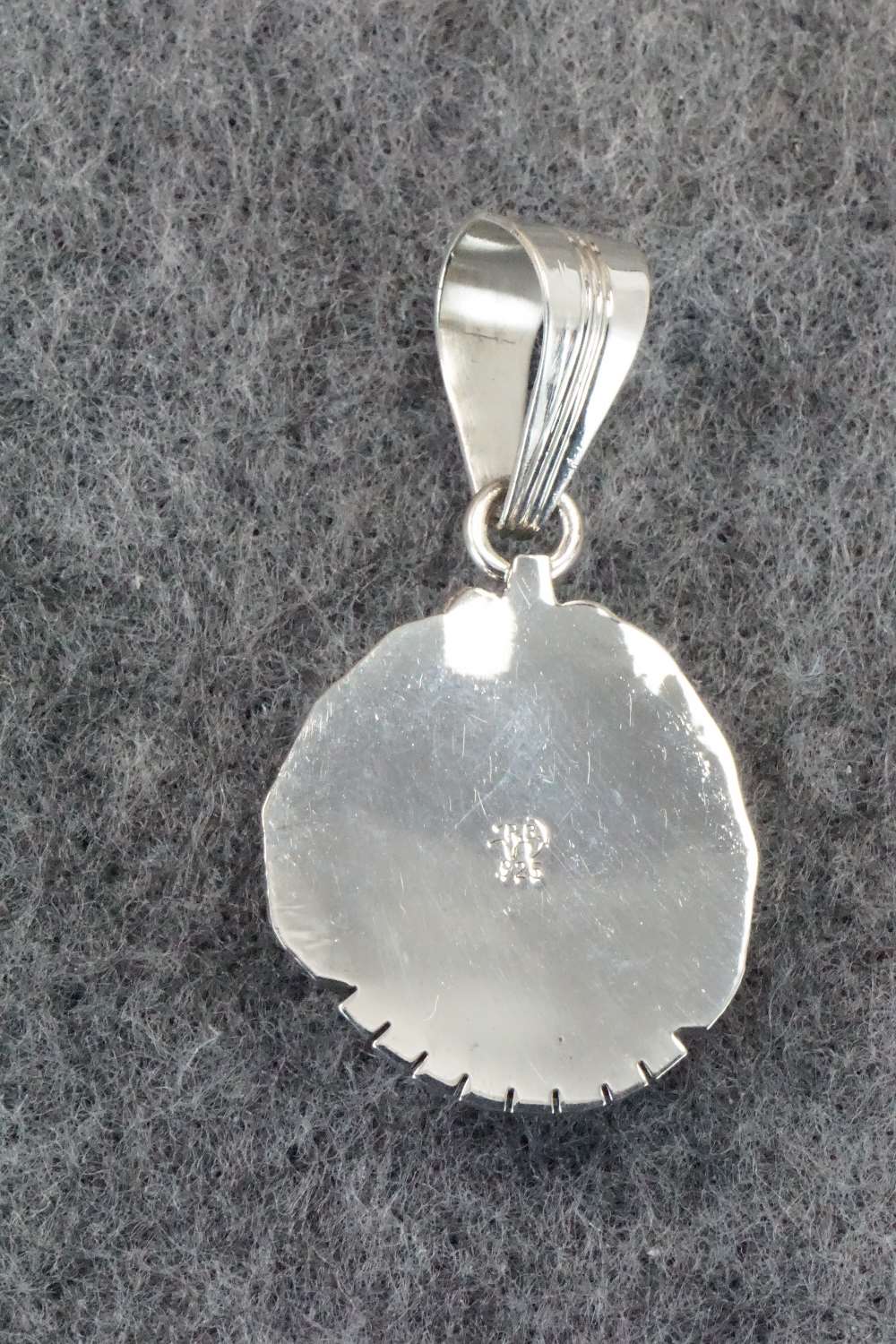 Turquoise & Sterling Silver Pendant - Samuel Yellowhair
