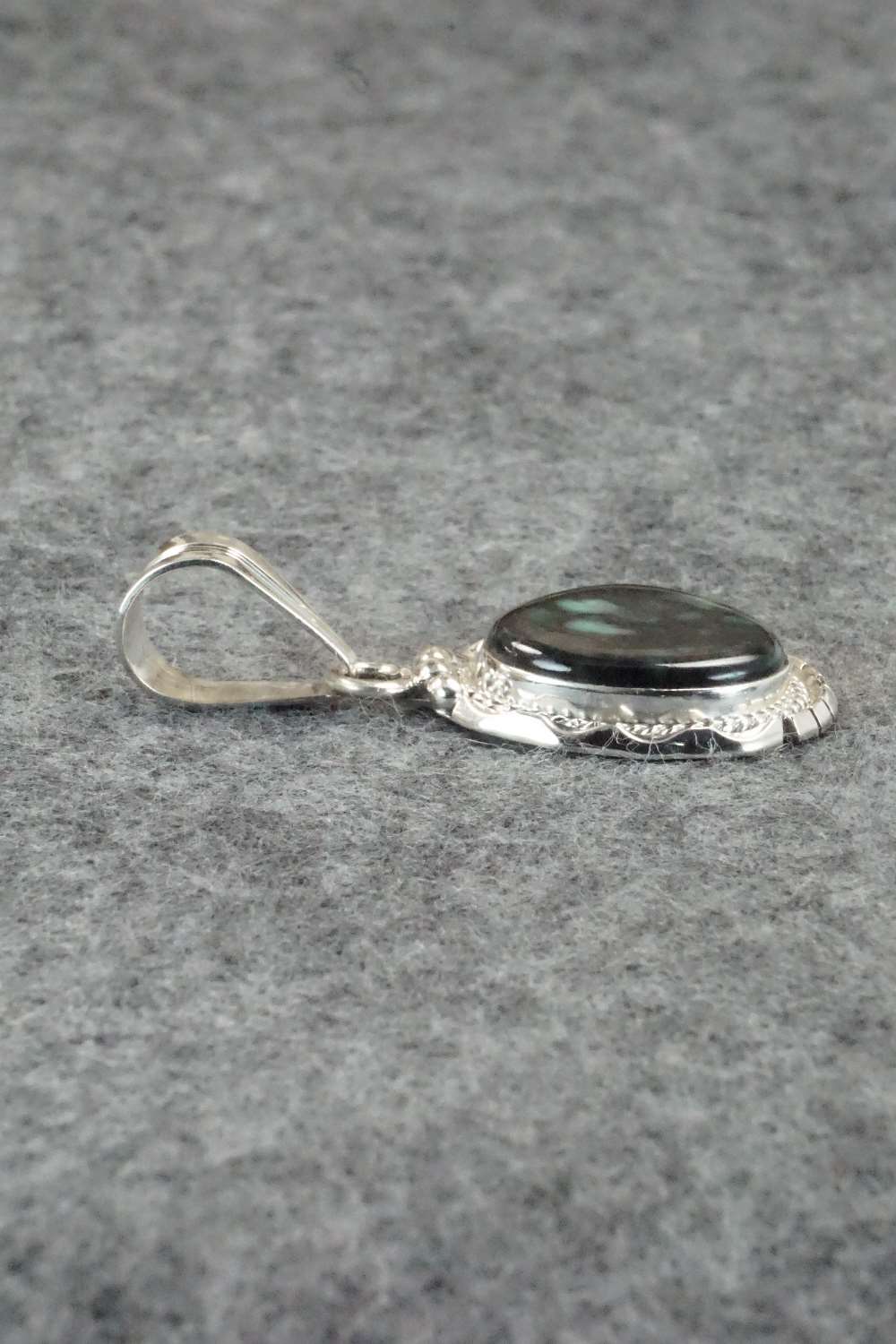 Turquoise & Sterling Silver Pendant - Samuel Yellowhair
