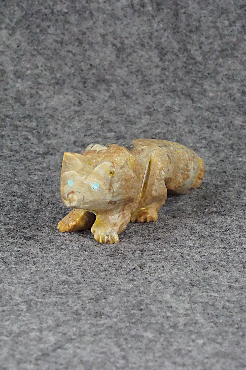 Wolf Zuni Fetish Carving - Tony Mackel