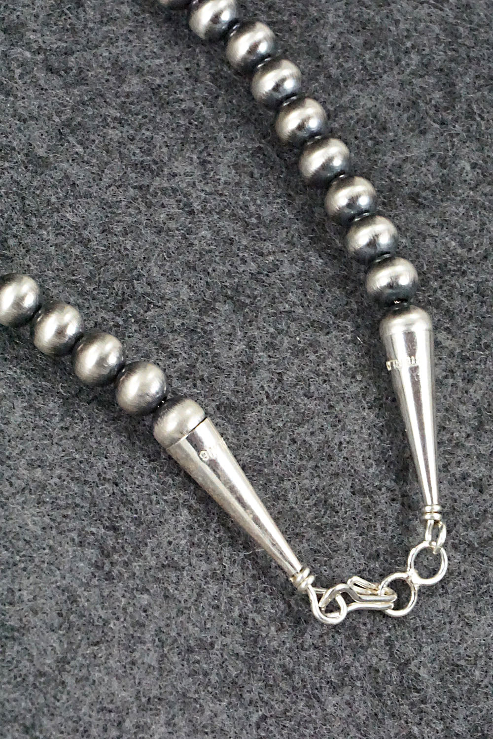 Turquoise, Spiny Oyster & Sterling Silver Necklace - Tom Lewis