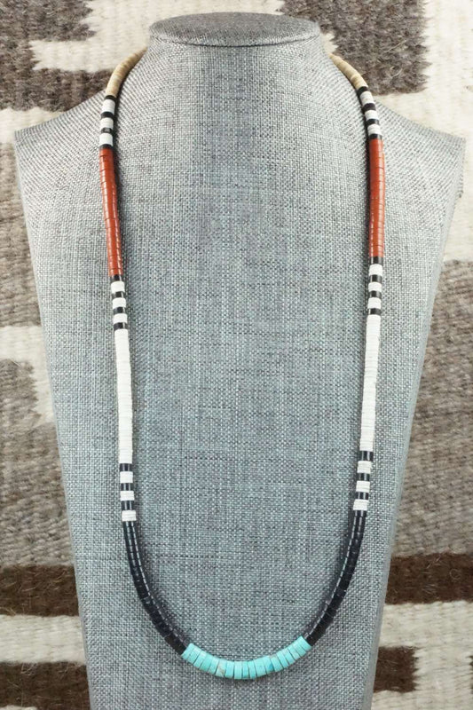 Multi Stone Necklace - Torevia Crespin
