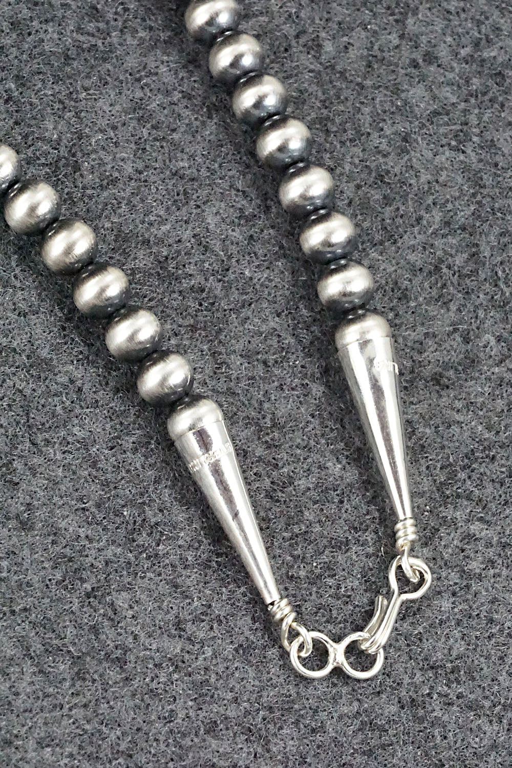Turquoise, Spiny Oyster & Sterling Silver Necklace - Tom Lewis