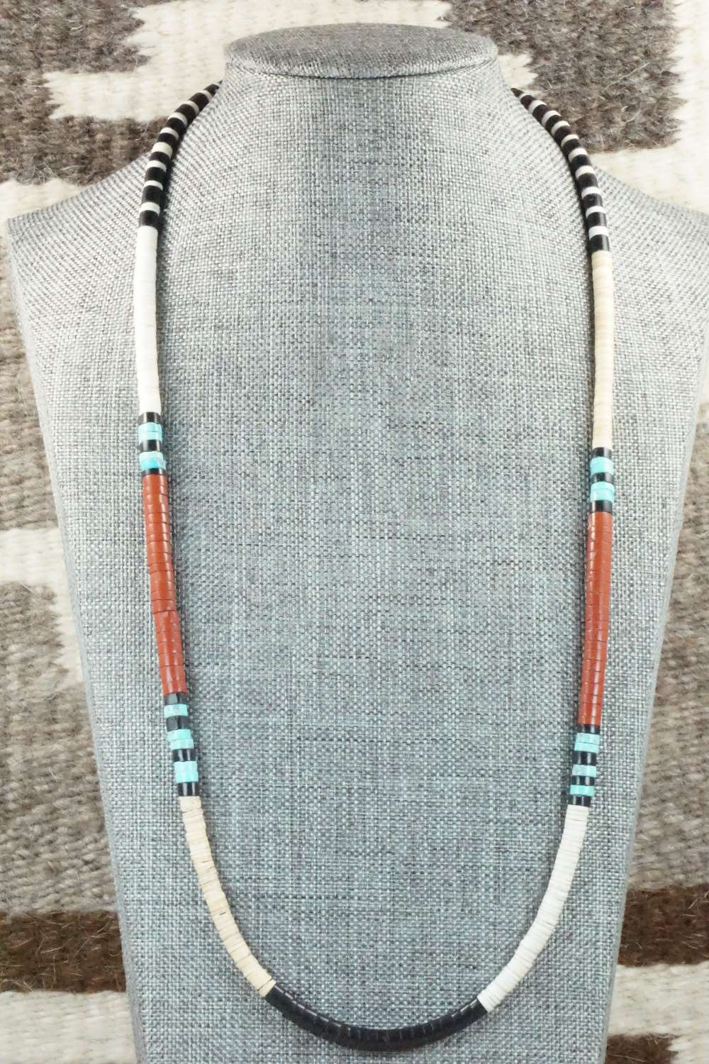 Multi Stone Necklace - Torevia Crespin