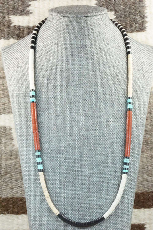Multi Stone Necklace - Torevia Crespin