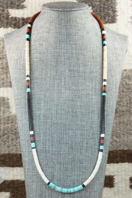 Multi Stone Necklace - Torevia Crespin
