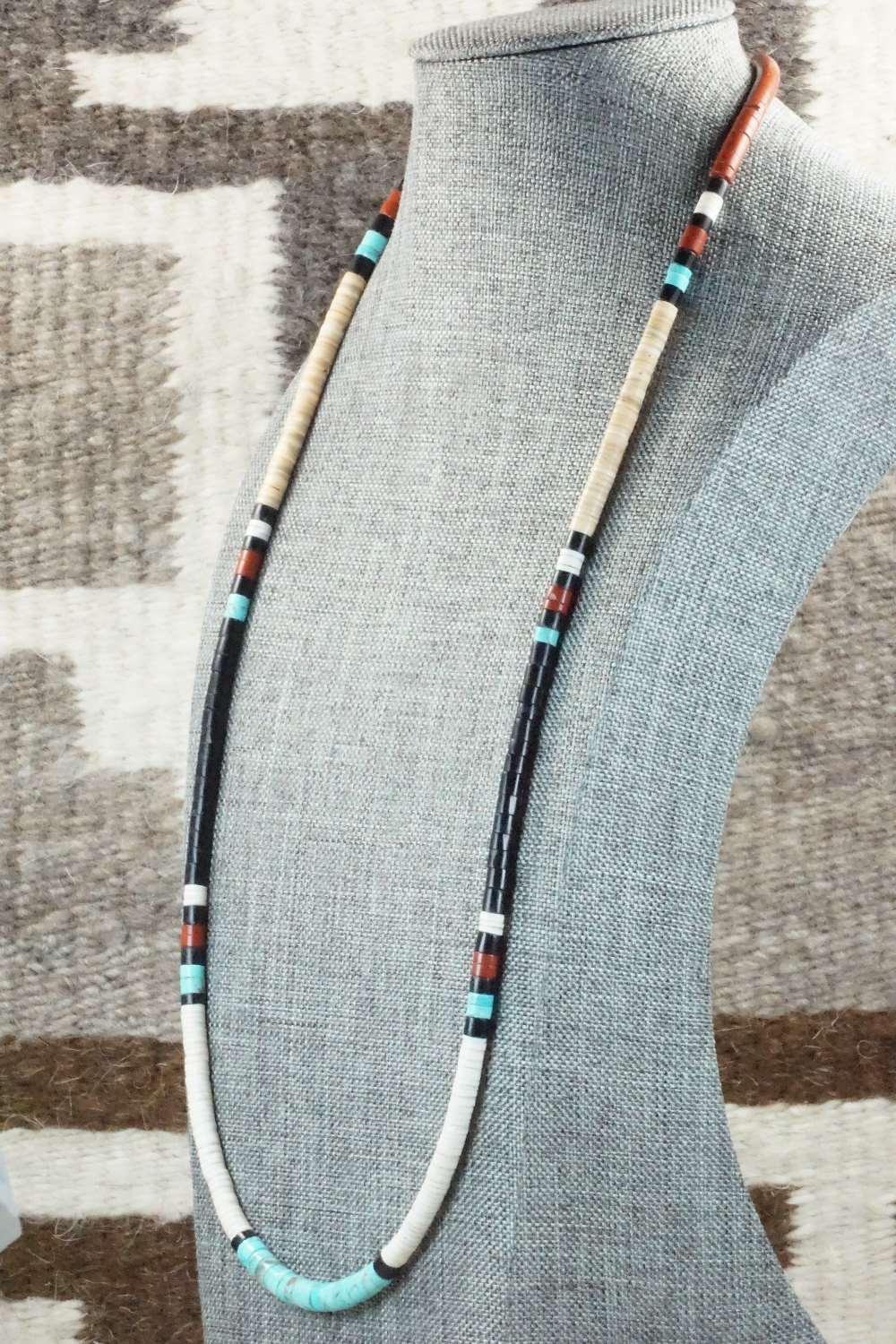 Multi Stone Necklace - Torevia Crespin