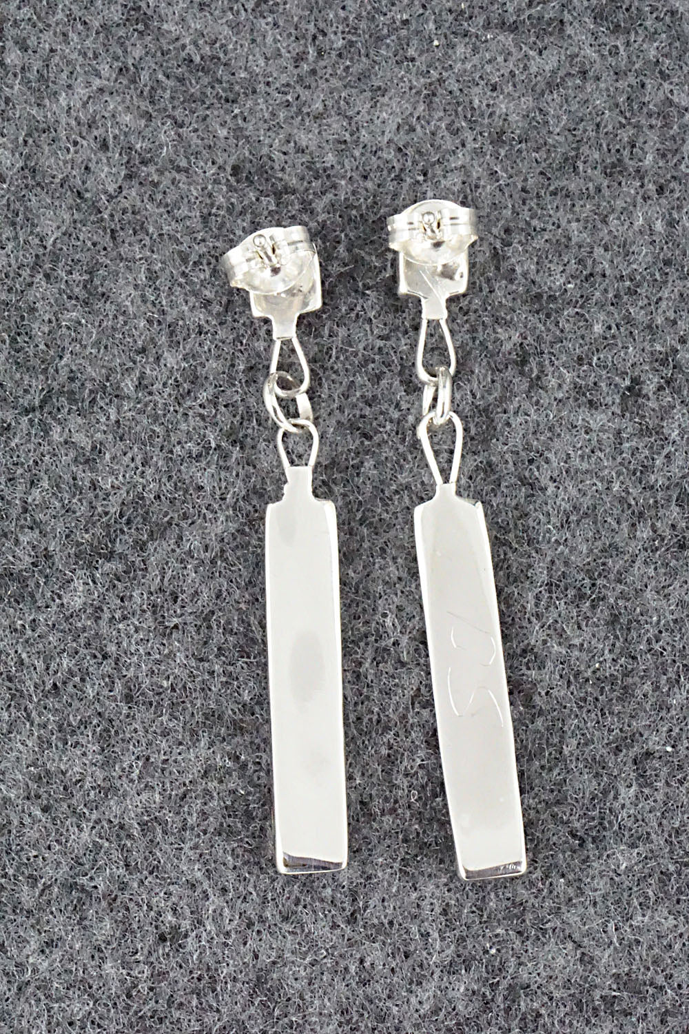 Multi Stone & Sterling Silver Inlay Earrings - Bobby Sanchez