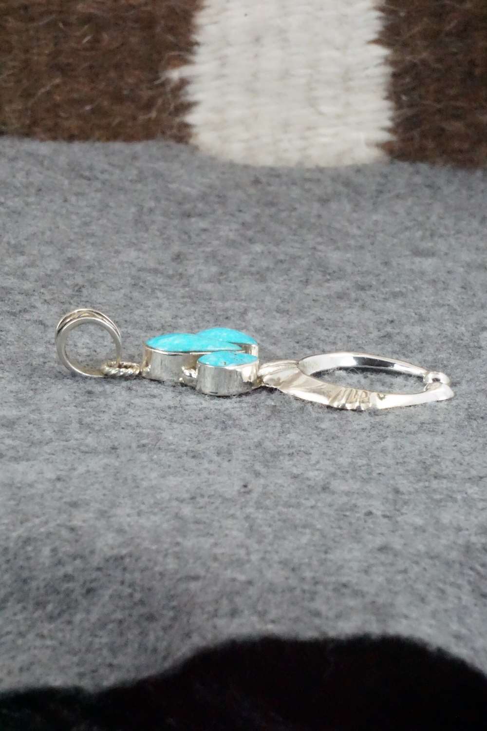 Turquoise & Sterling Silver Pendant - Sadie Jim