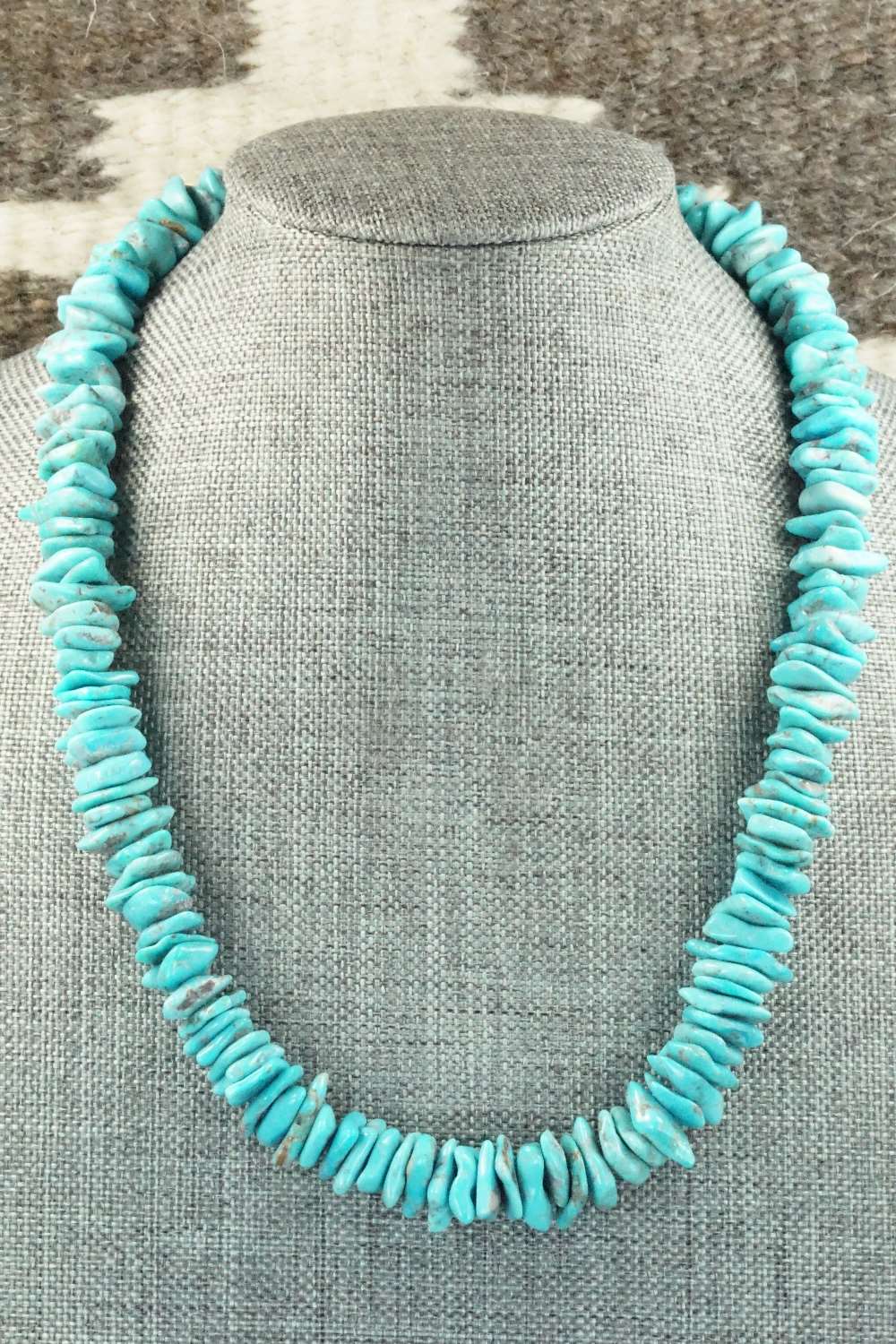 Turquoise & Sterling Silver Necklace - Doreen Jake