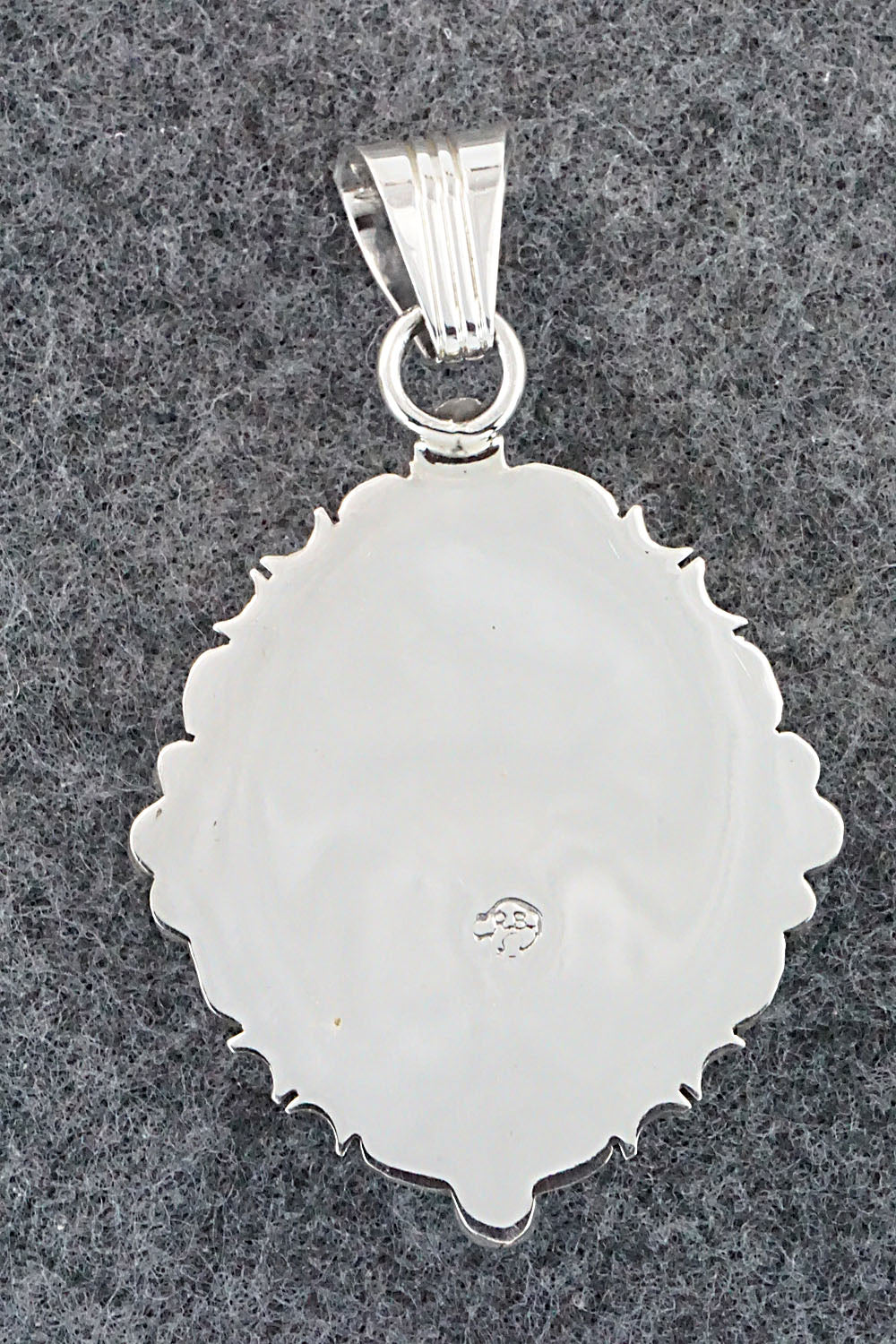 Turquoise & Sterling Silver Pendant - Marita Benally