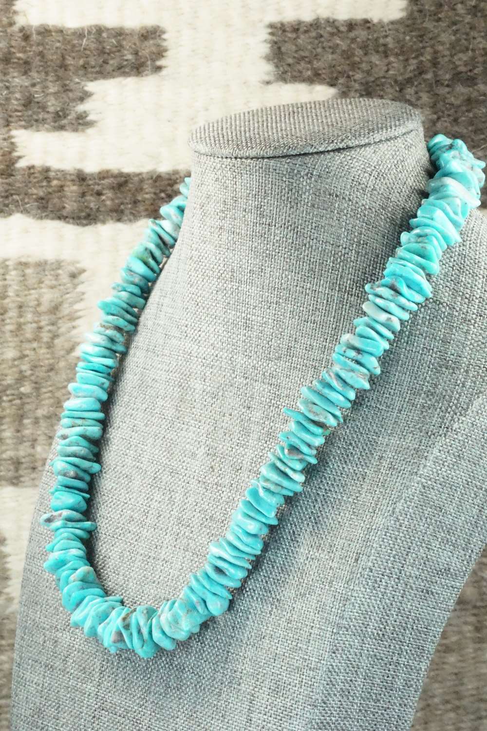 Turquoise & Sterling Silver Necklace - Doreen Jake