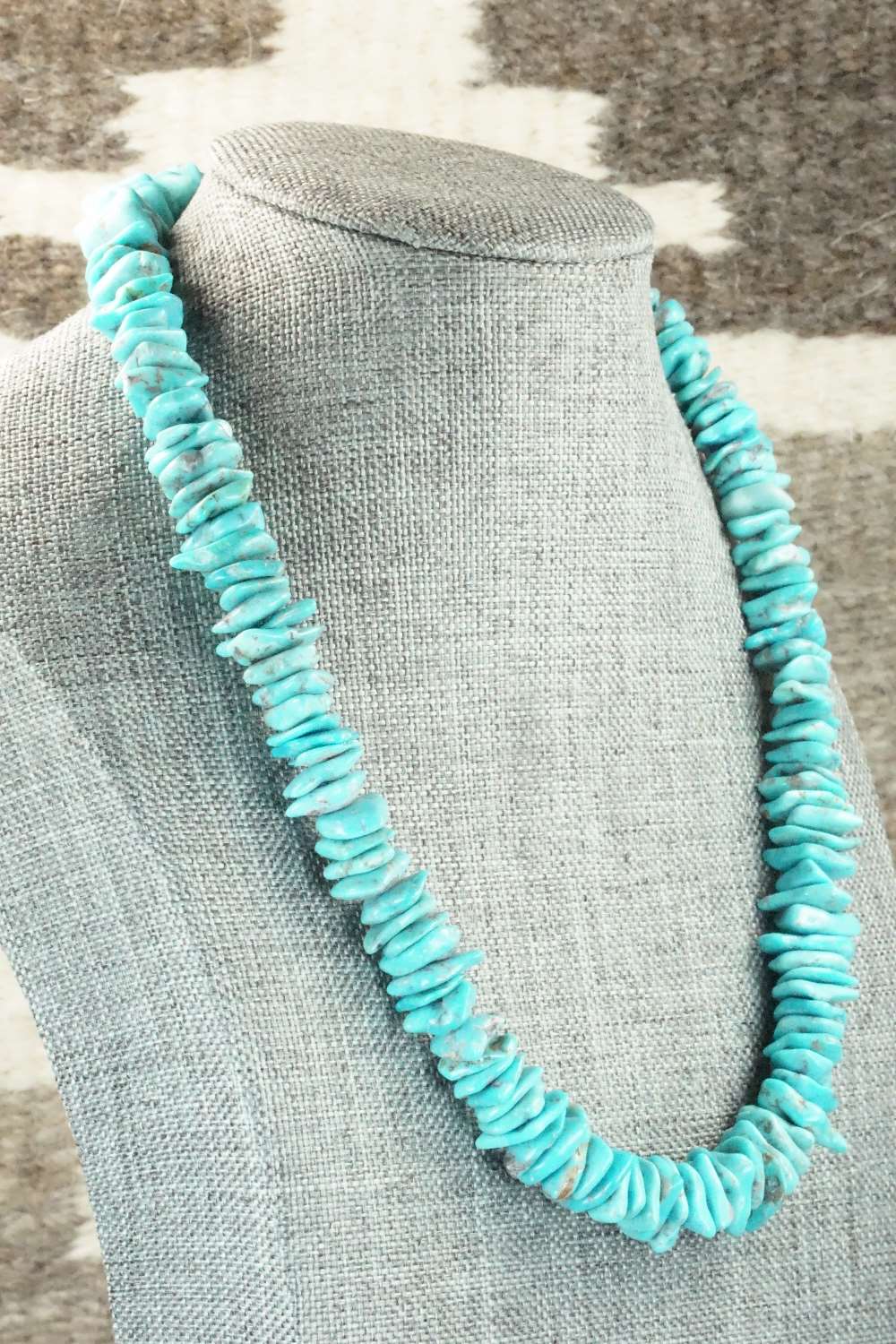 Turquoise & Sterling Silver Necklace - Doreen Jake