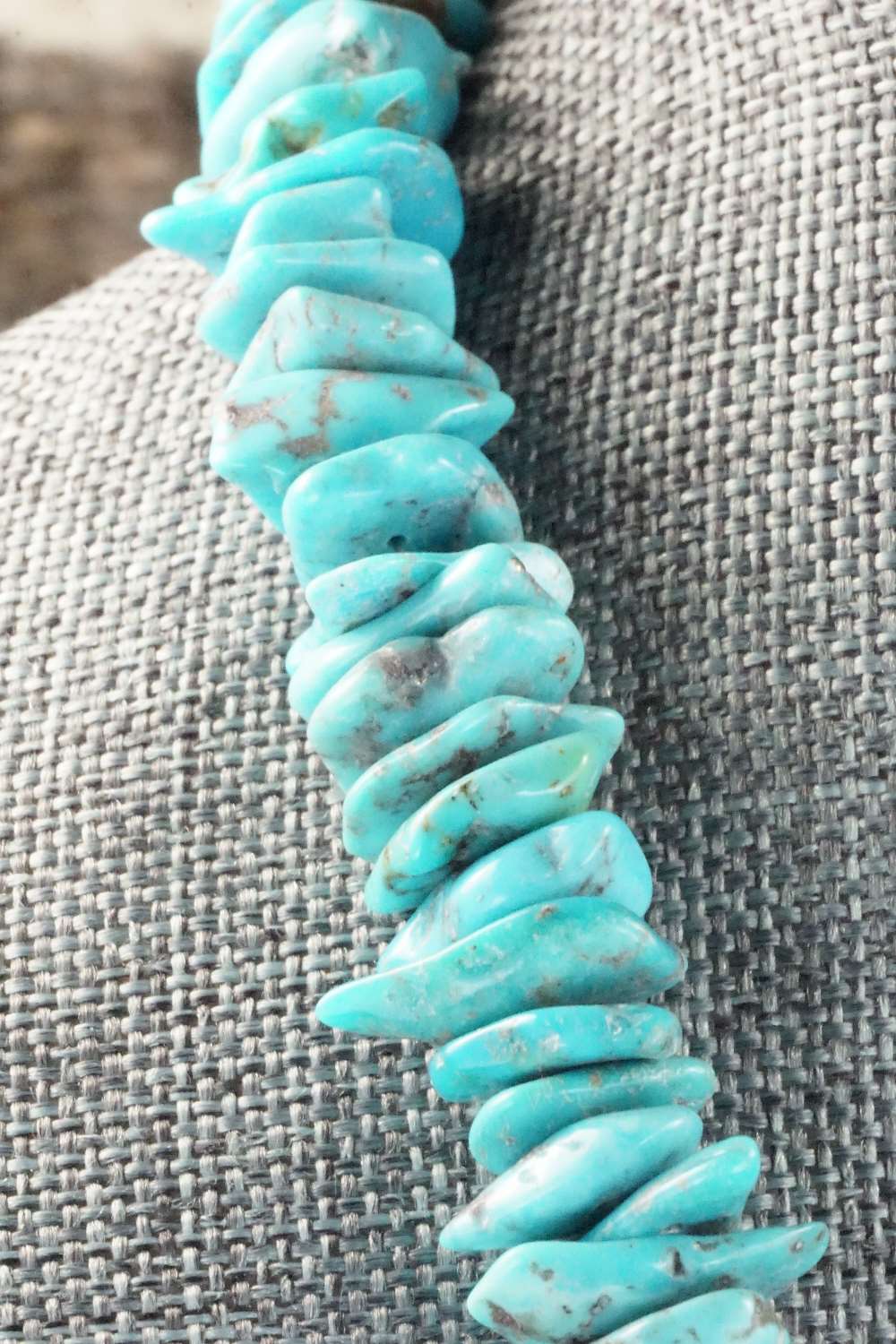 Turquoise & Sterling Silver Necklace - Doreen Jake