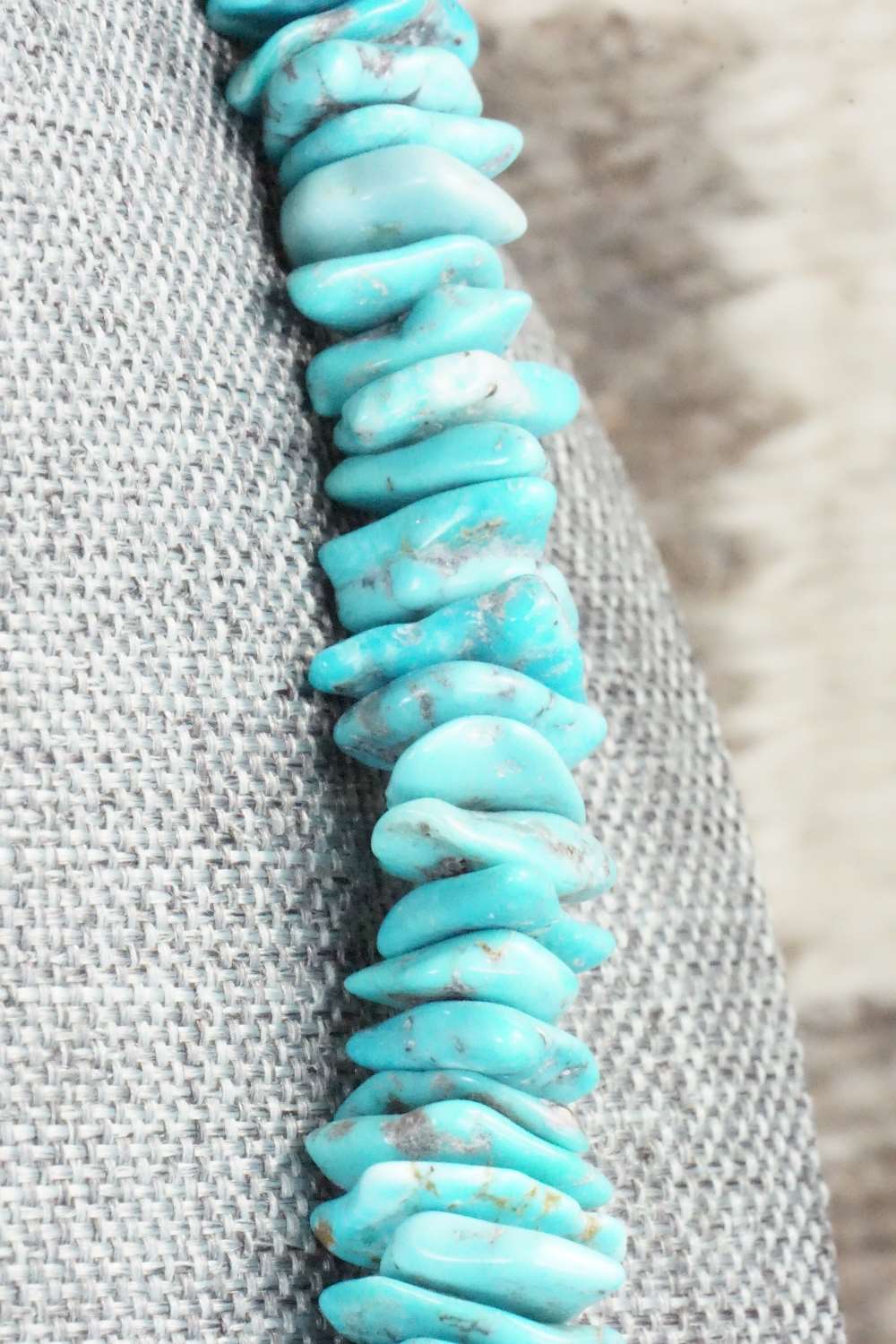 Turquoise & Sterling Silver Necklace - Doreen Jake