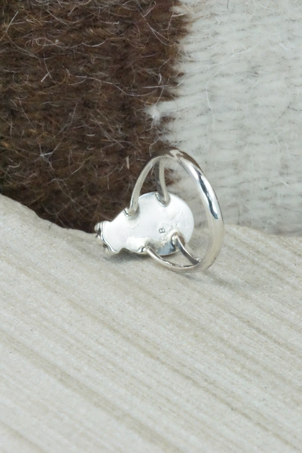 Turquoise & Sterling Silver Ring - Alice Rose Saunders - Size 6