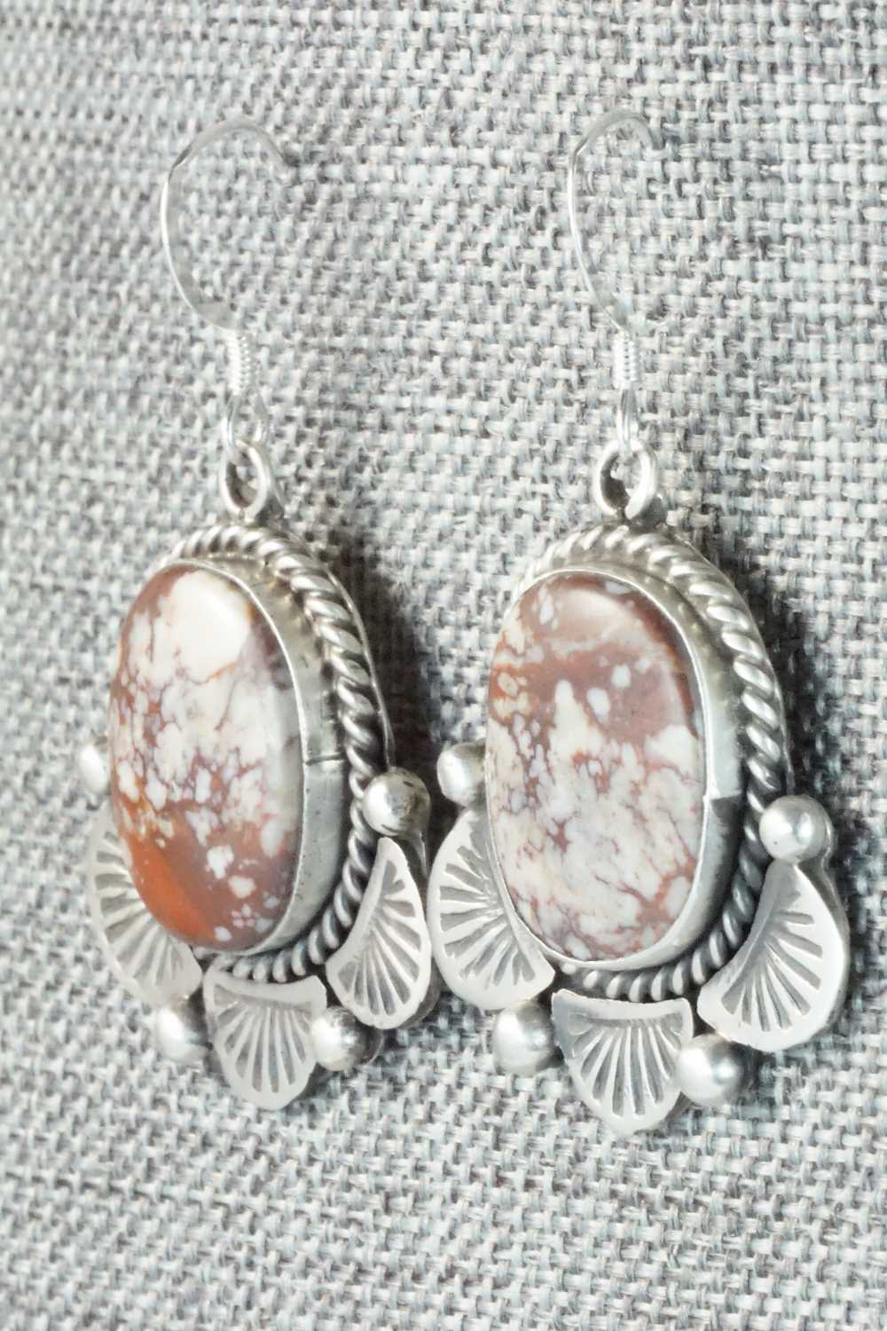 Wild Horse & Sterling Silver Earrings - Delvin John