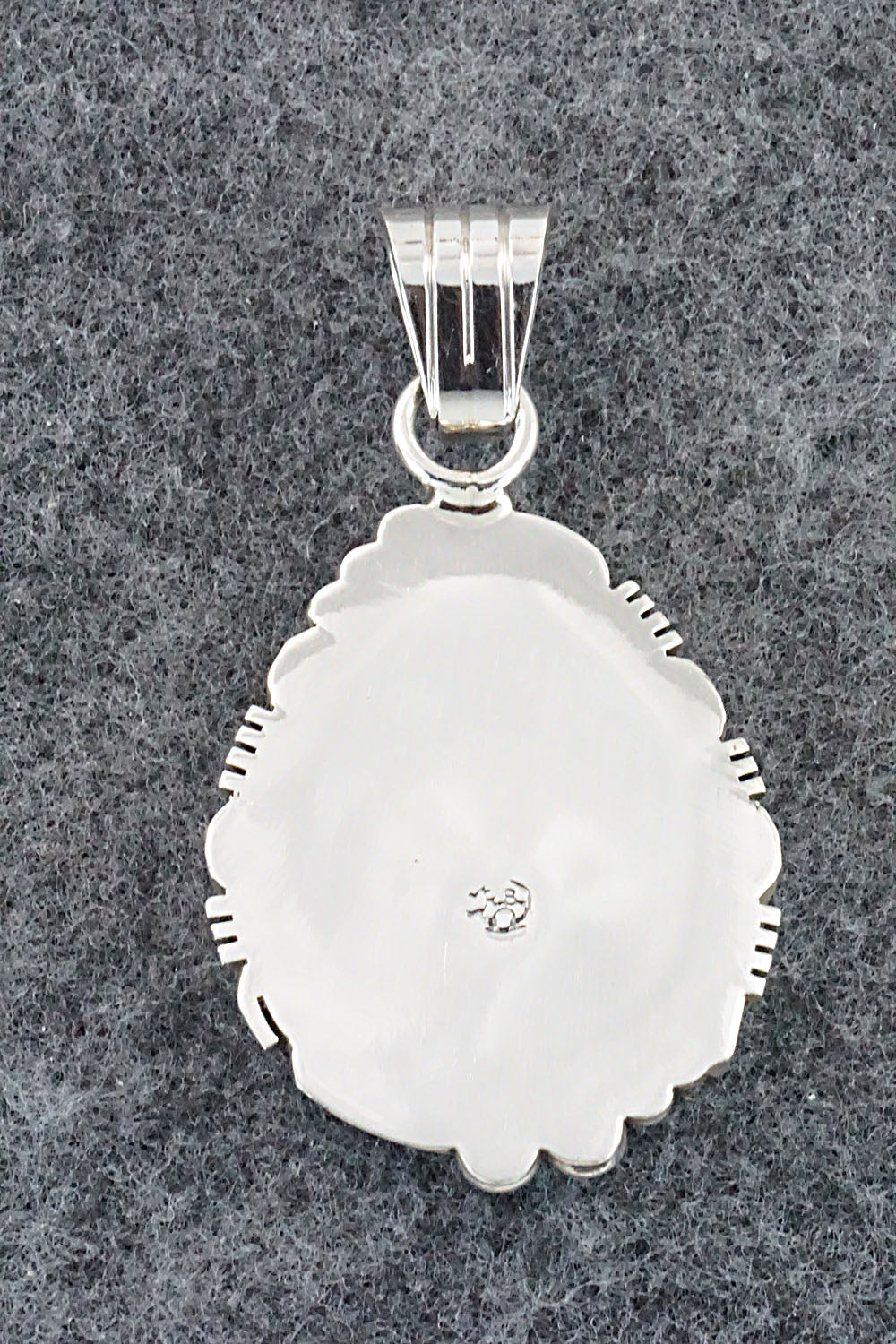 Turquoise & Sterling Silver Pendant - Marita Benally