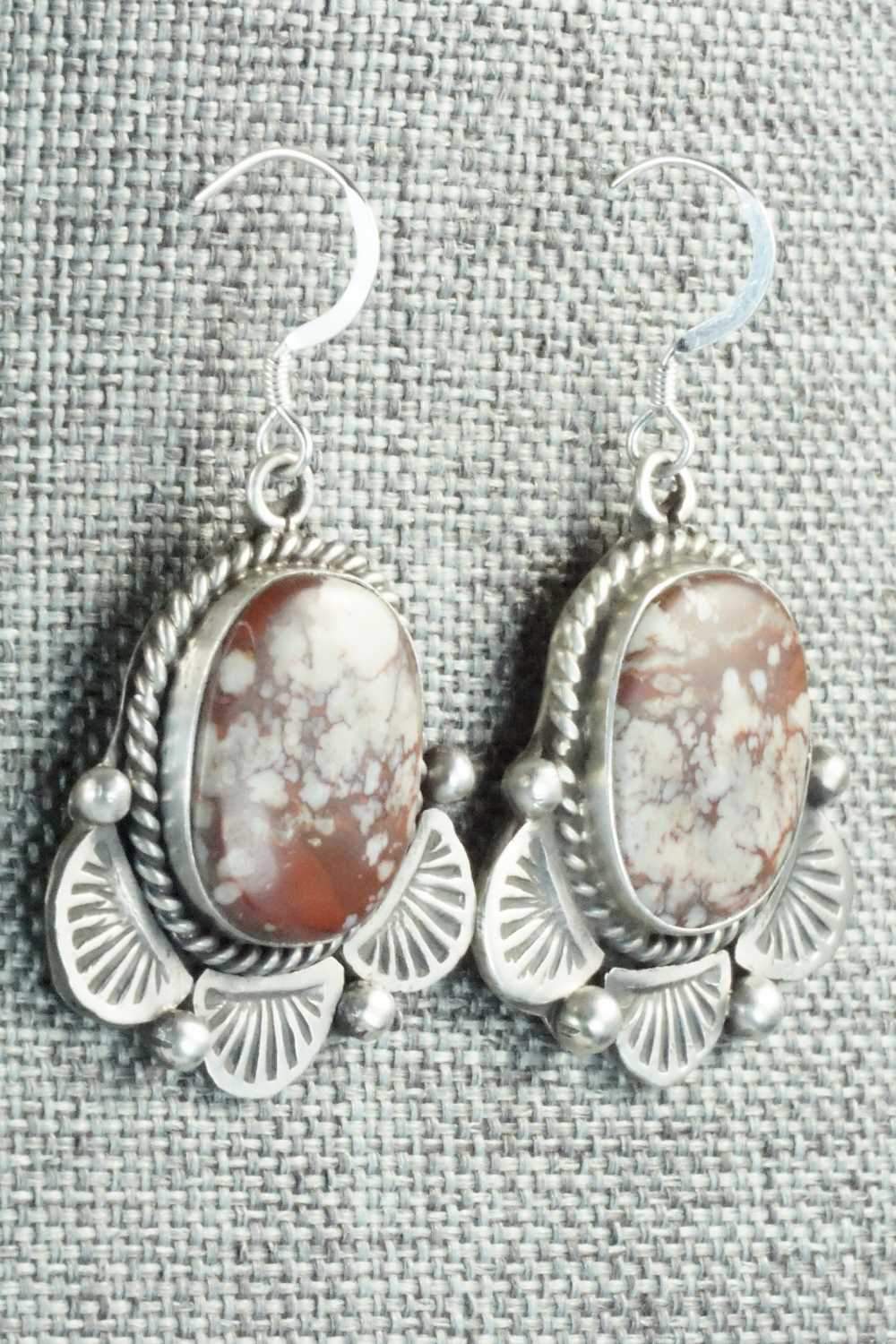 Wild Horse & Sterling Silver Earrings - Delvin John