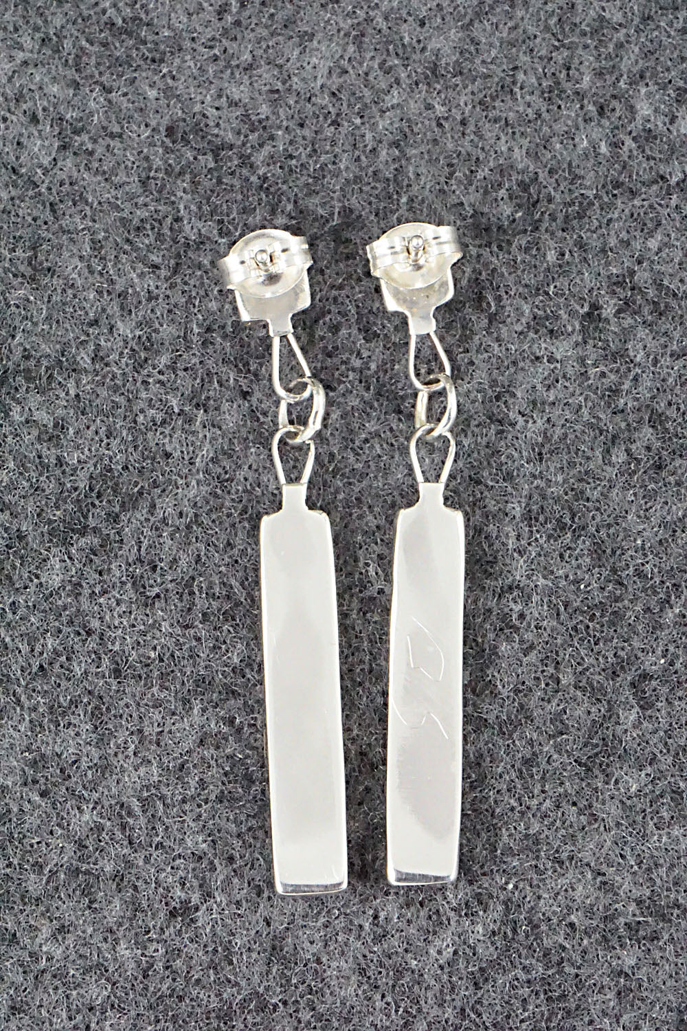 Multi Stone & Sterling Silver Inlay Earrings - Bobby Sanchez