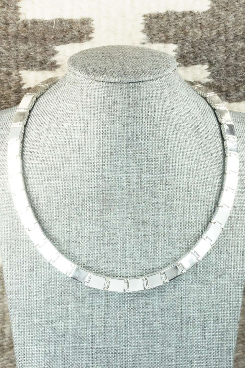 Turquoise & Sterling Silver Necklace and Earrings - Calvin Begay