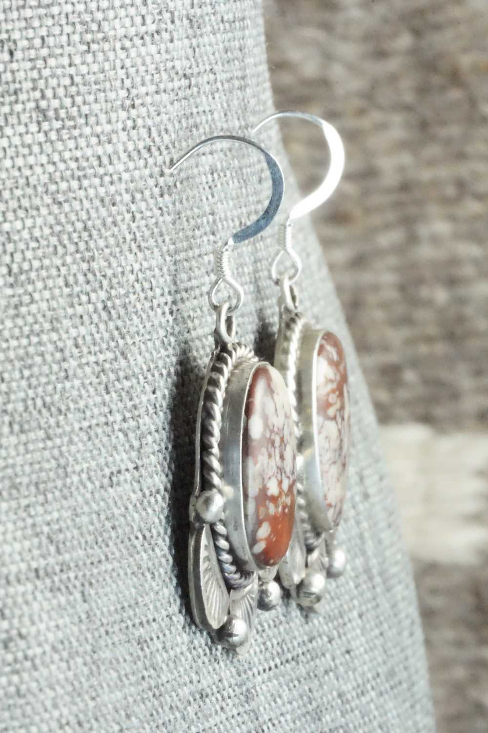 Wild Horse & Sterling Silver Earrings - Delvin John