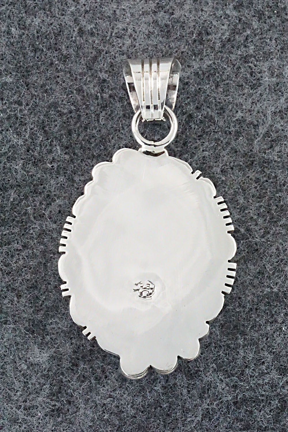 Turquoise & Sterling Silver Pendant - Marita Benally