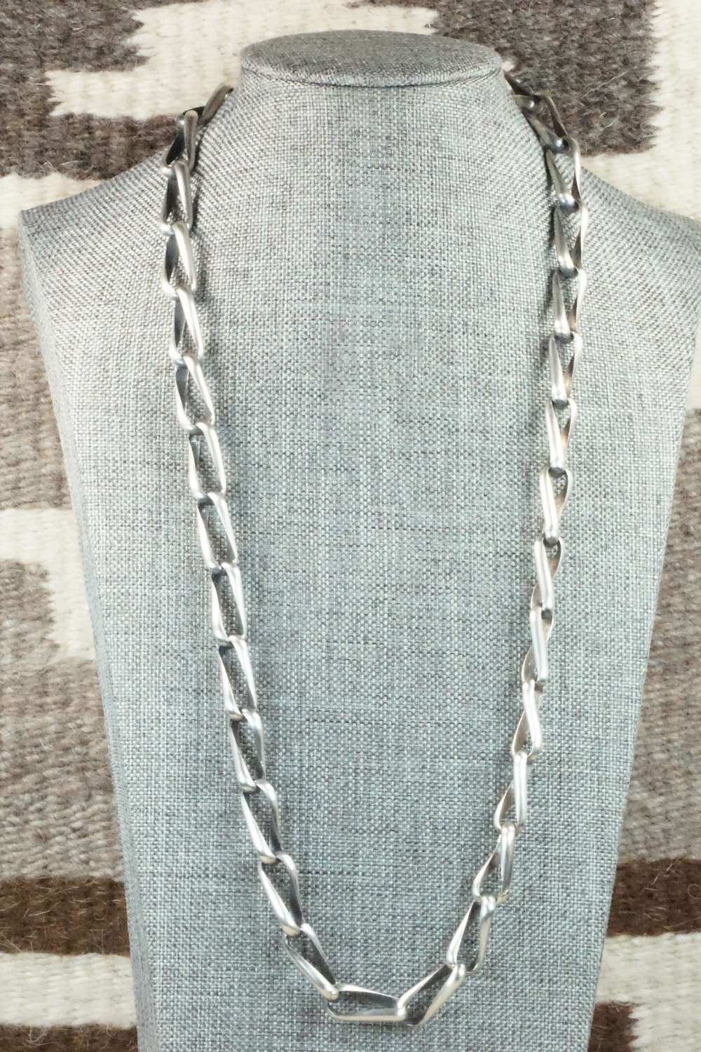 Sterling Silver Chain Necklace - Lawrence Yazzie