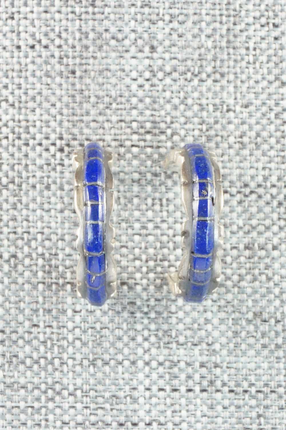 Lapis & Sterling Silver Earrings - Sheldon Lalio