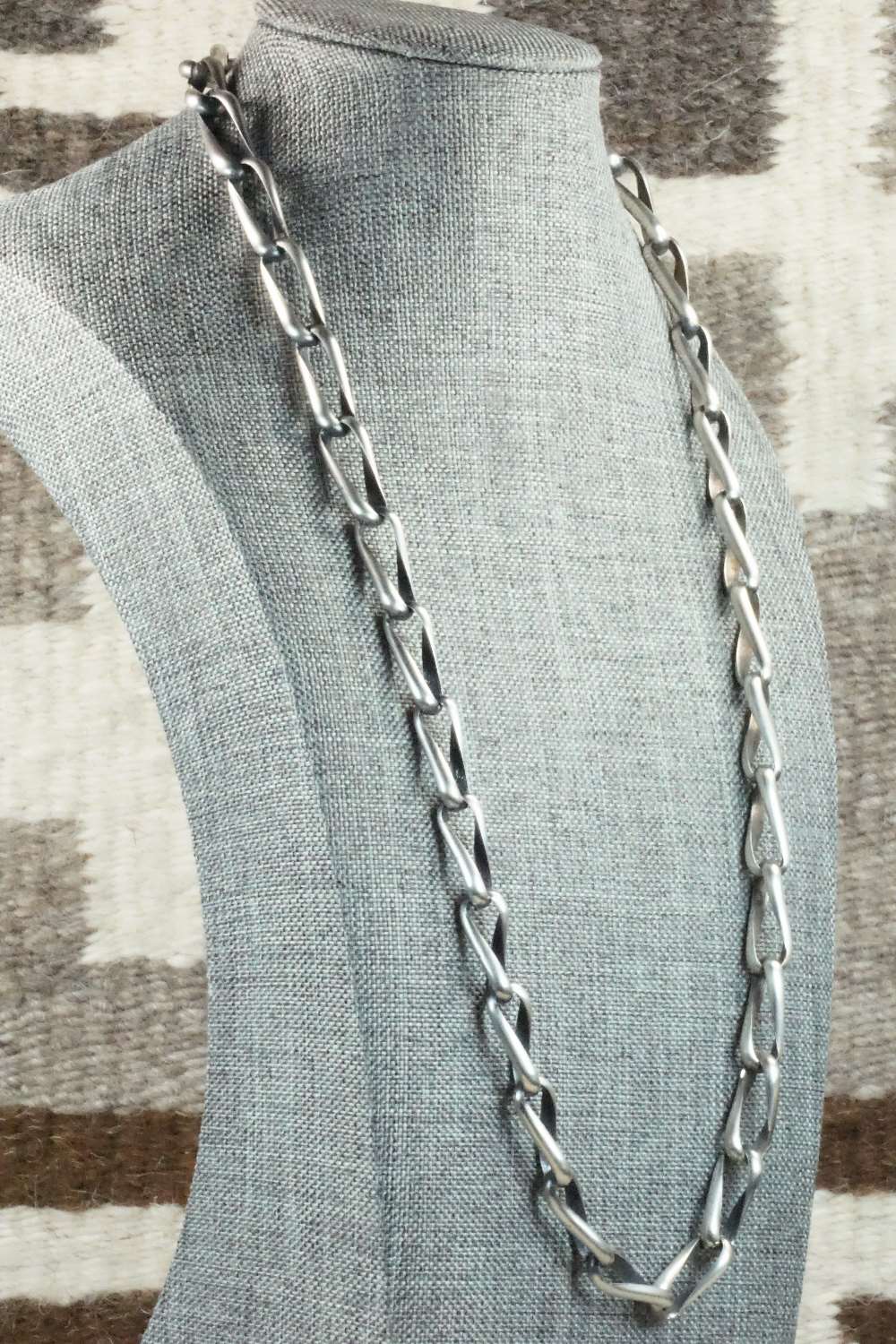 Sterling Silver Chain Necklace - Lawrence Yazzie