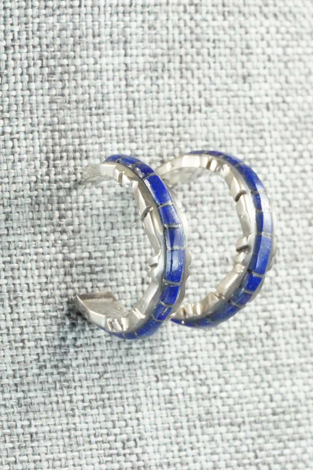 Lapis & Sterling Silver Earrings - Sheldon Lalio