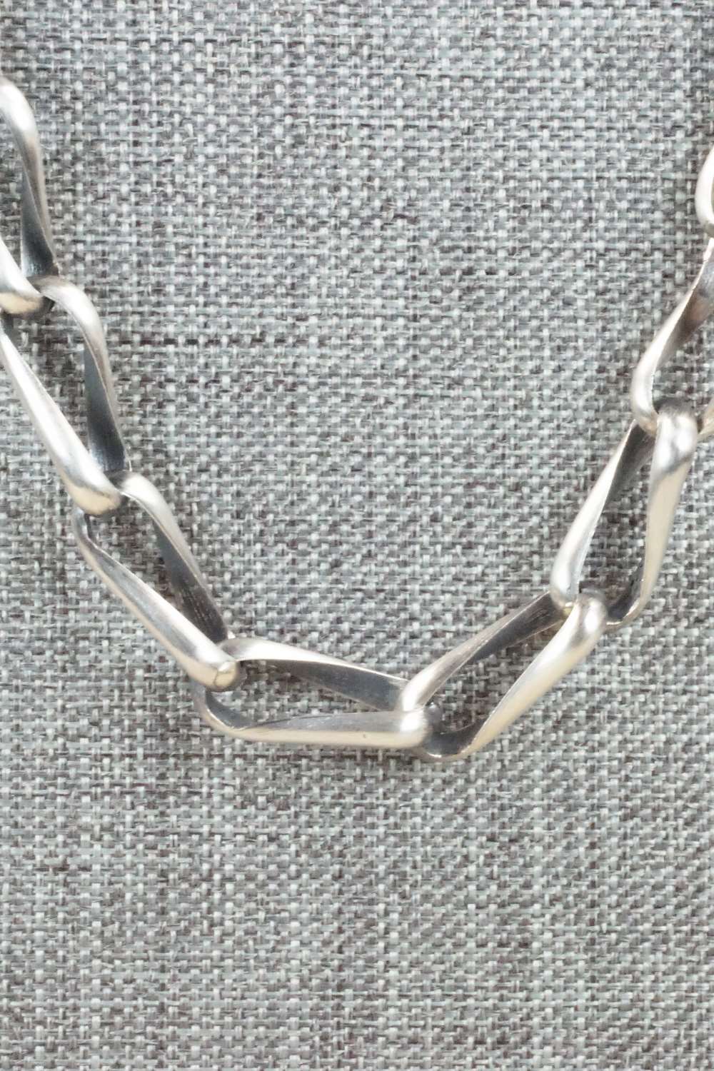 Sterling Silver Chain Necklace - Lawrence Yazzie