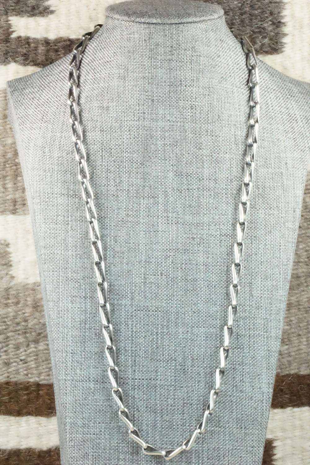 Sterling Silver Chain Necklace - Lawrence Yazzie