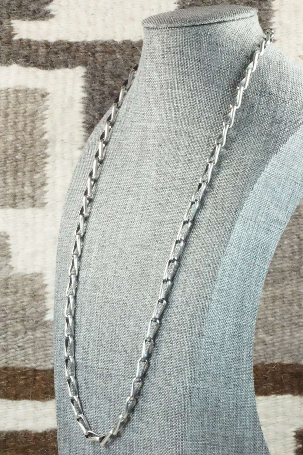 Sterling Silver Chain Necklace - Lawrence Yazzie