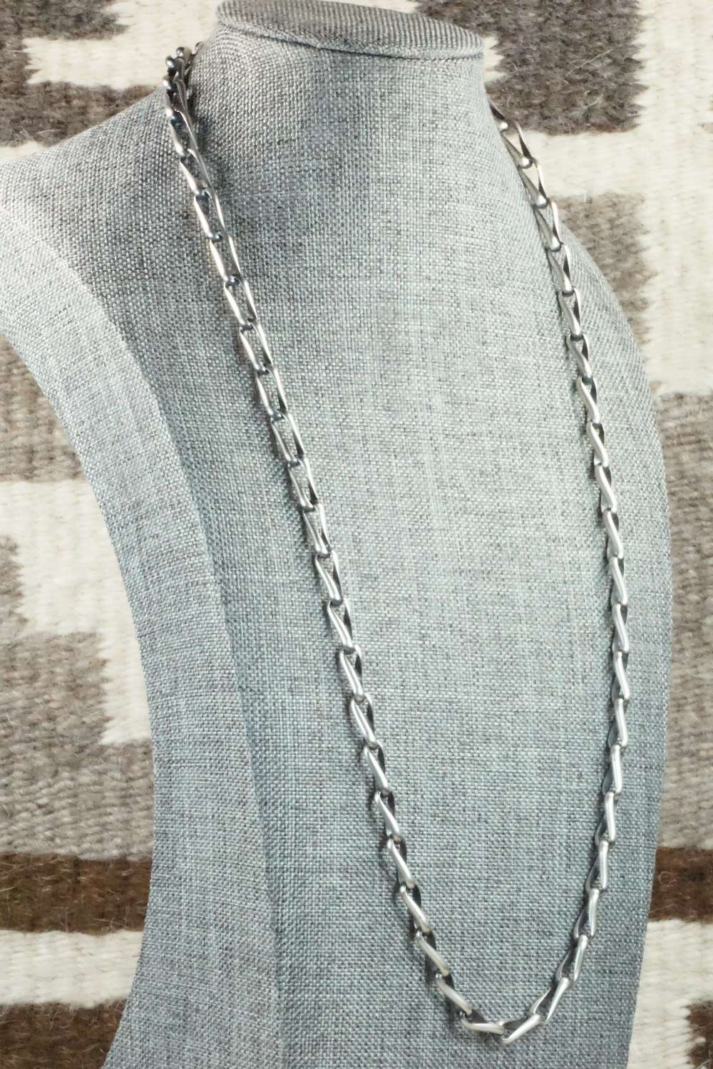Sterling Silver Chain Necklace - Lawrence Yazzie