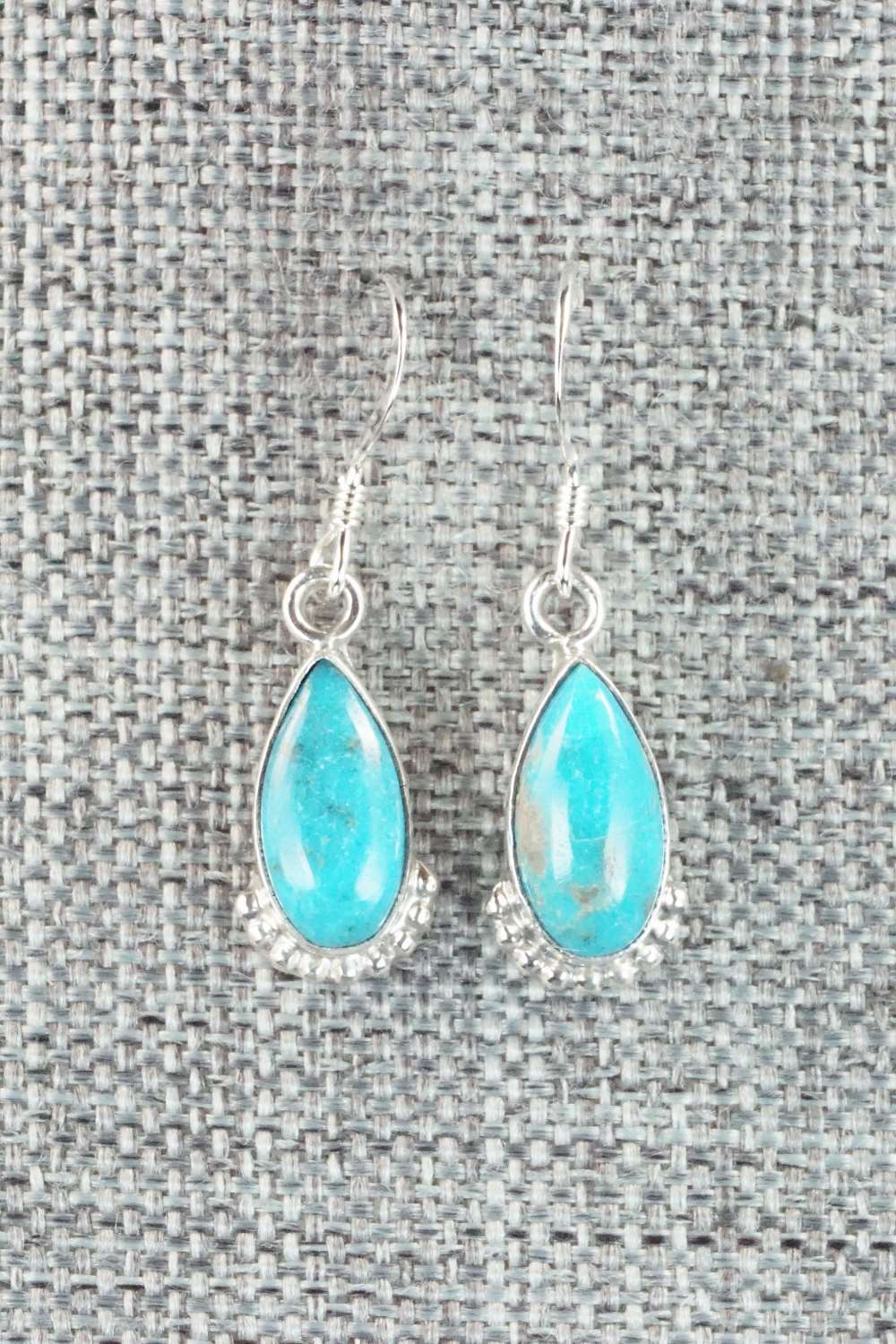 Turquoise & Sterling Silver Earrings - Sharon McCarthy