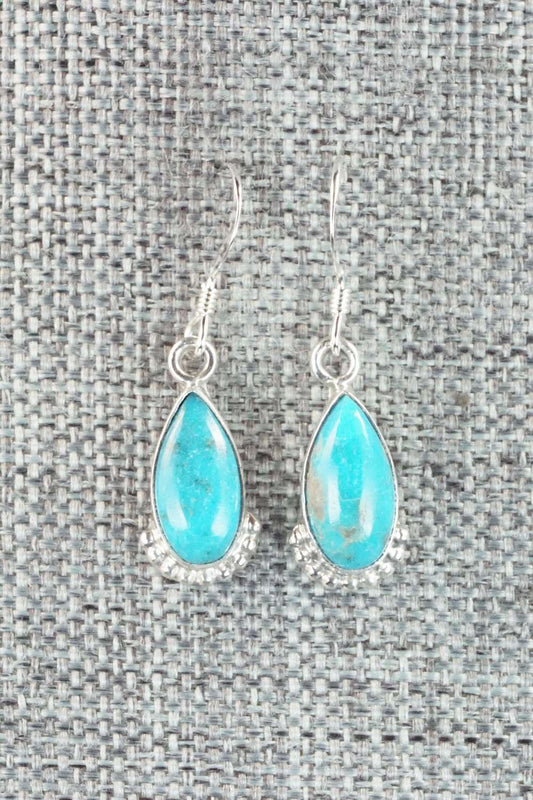 Turquoise & Sterling Silver Earrings - Sharon McCarthy