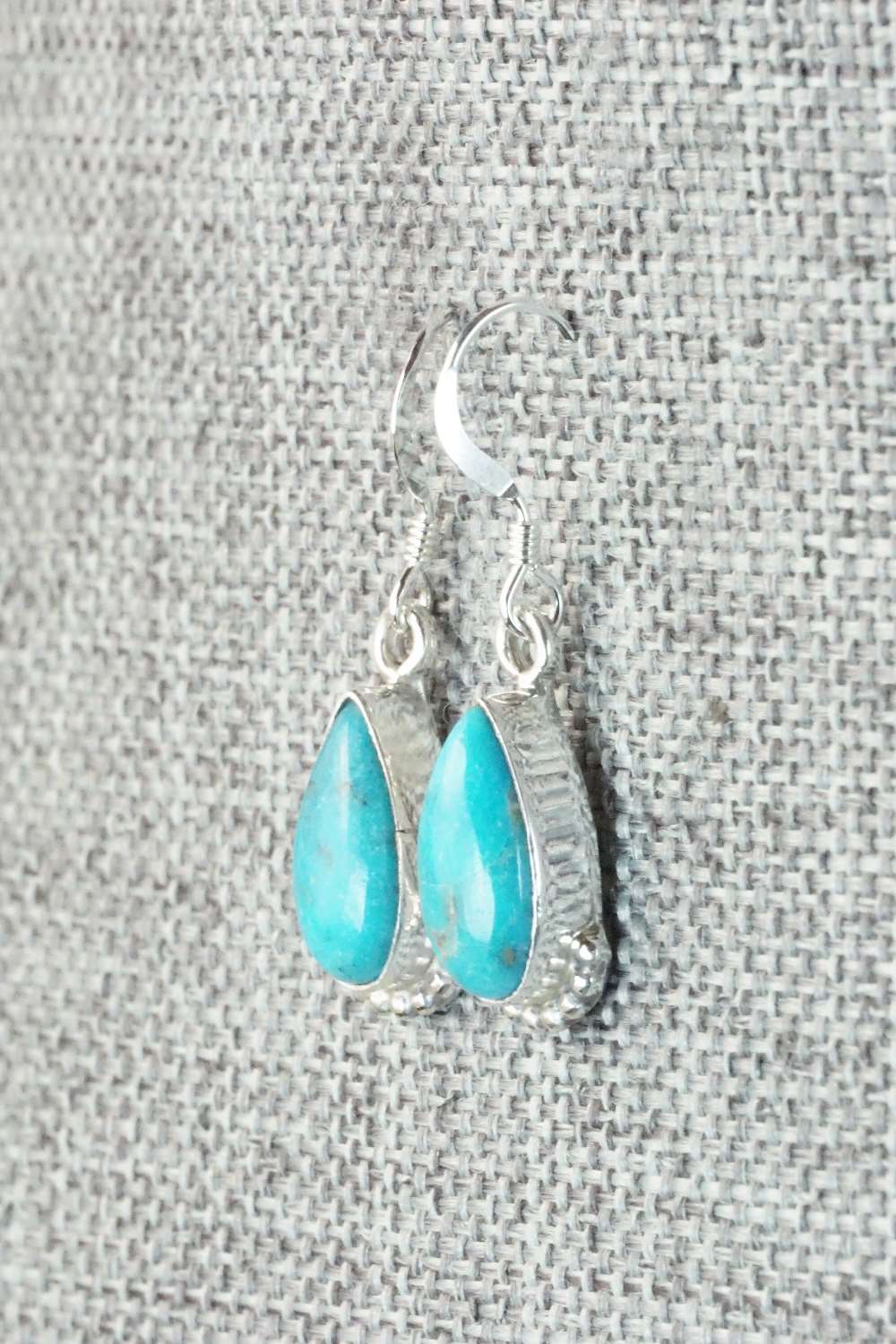 Turquoise & Sterling Silver Earrings - Sharon McCarthy