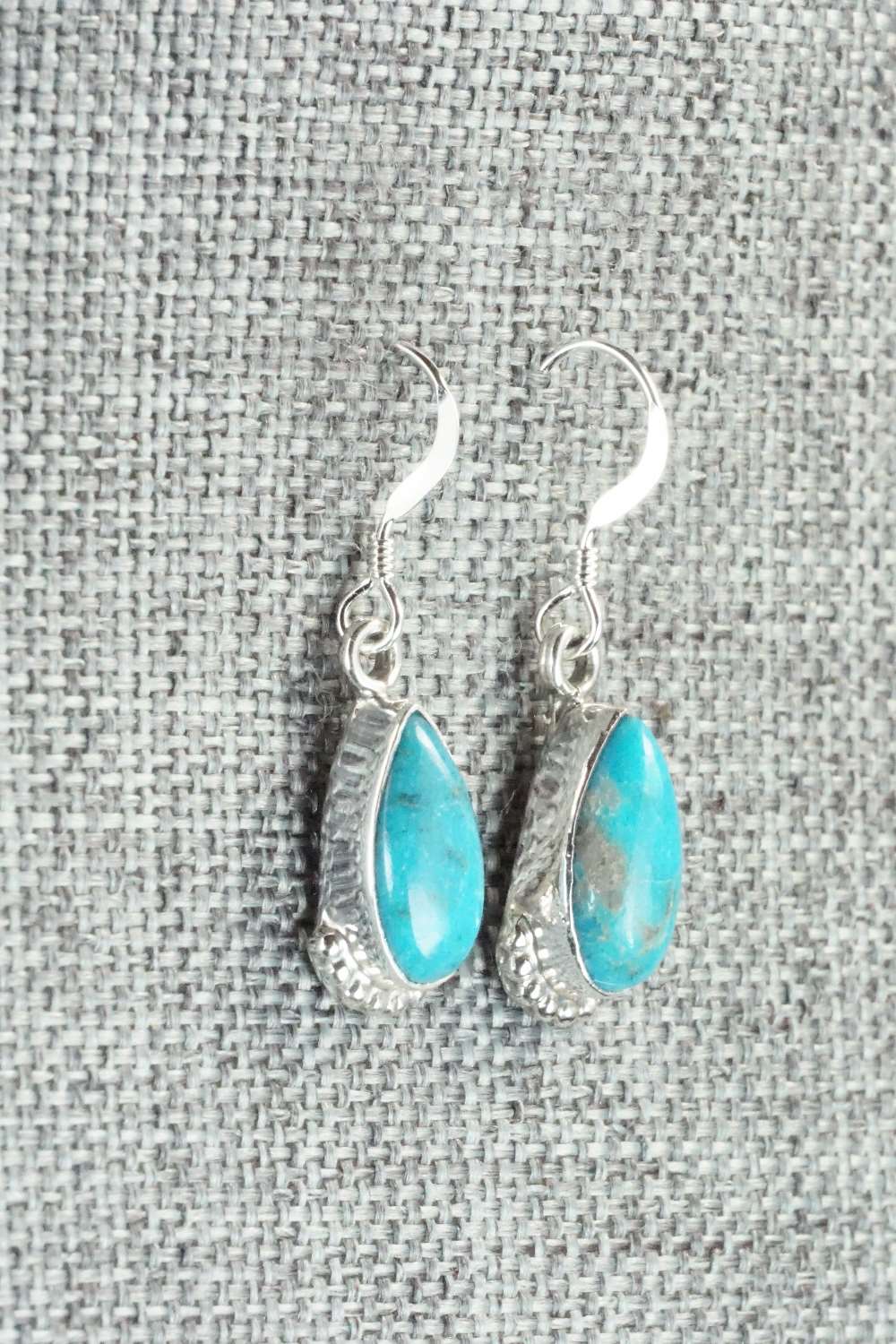 Turquoise & Sterling Silver Earrings - Sharon McCarthy