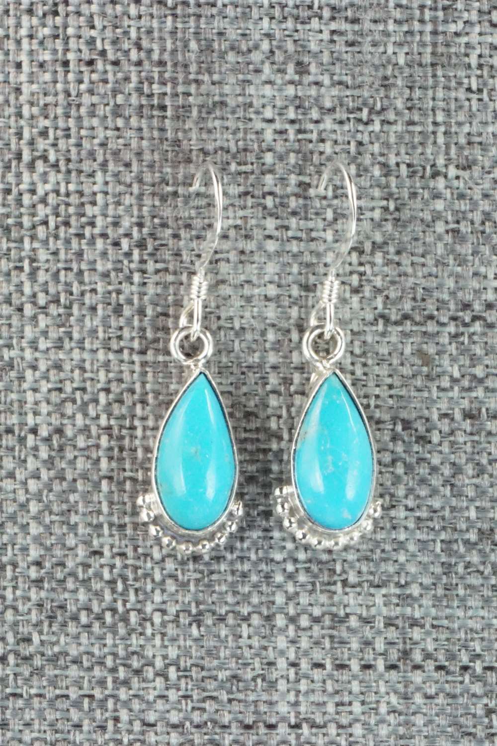 Turquoise & Sterling Silver Earrings - Sharon McCarthy