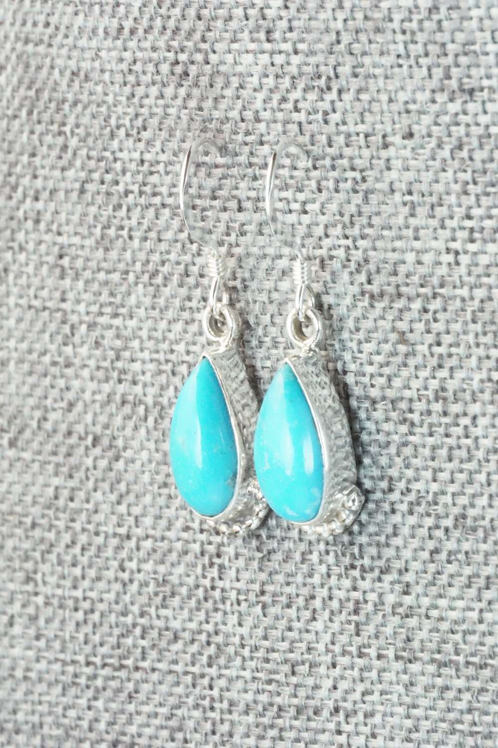 Turquoise & Sterling Silver Earrings - Sharon McCarthy
