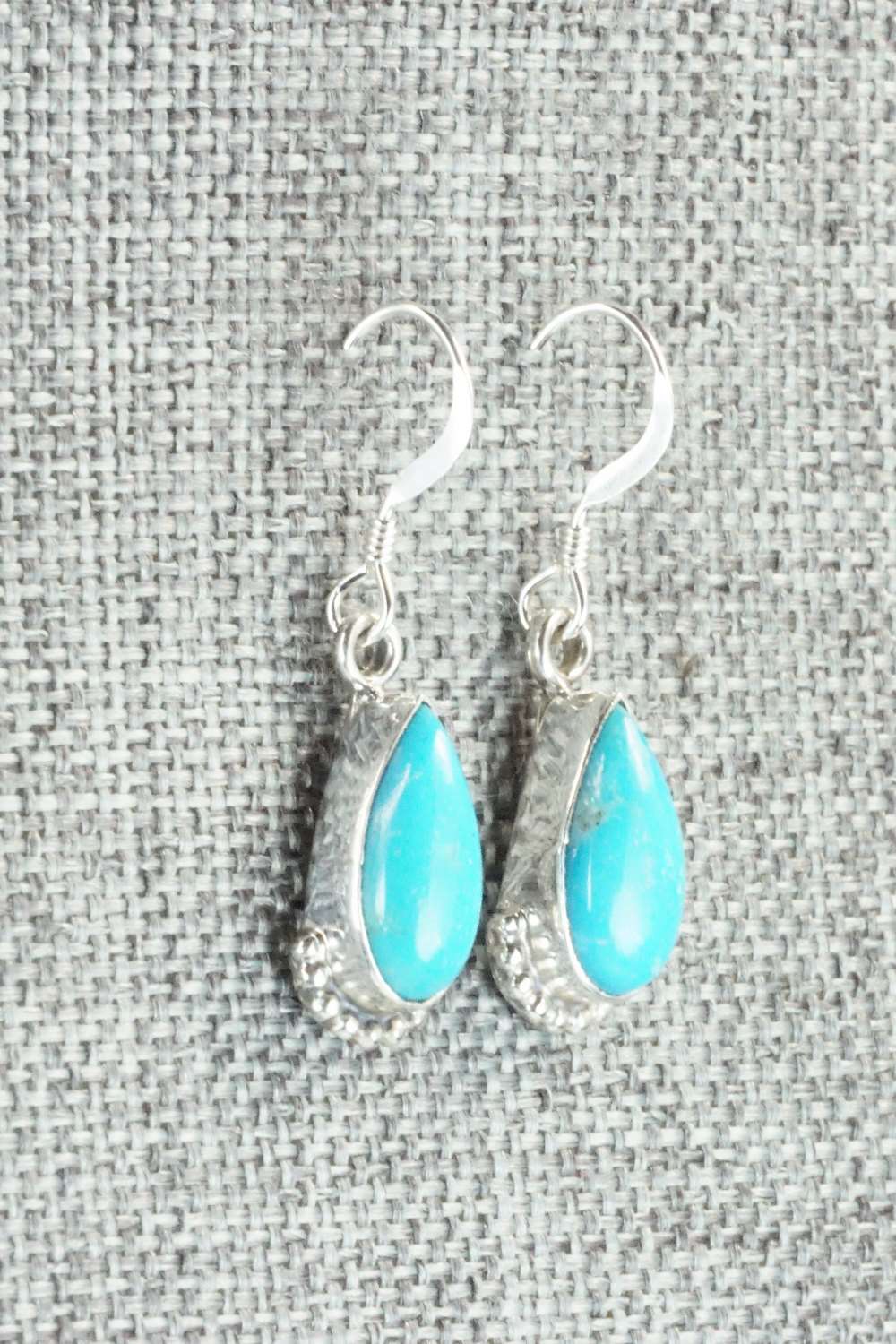 Turquoise & Sterling Silver Earrings - Sharon McCarthy