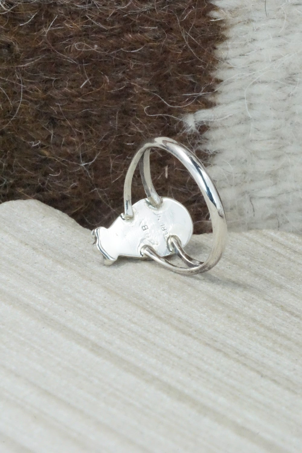 Turquoise & Sterling Silver Ring - Alice Rose Saunders - Size 9