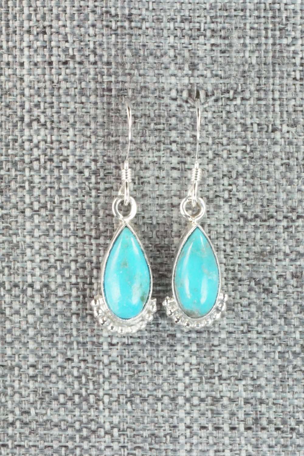 Turquoise & Sterling Silver Earrings - Sharon McCarthy