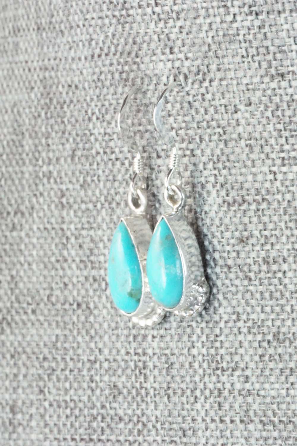 Turquoise & Sterling Silver Earrings - Sharon McCarthy