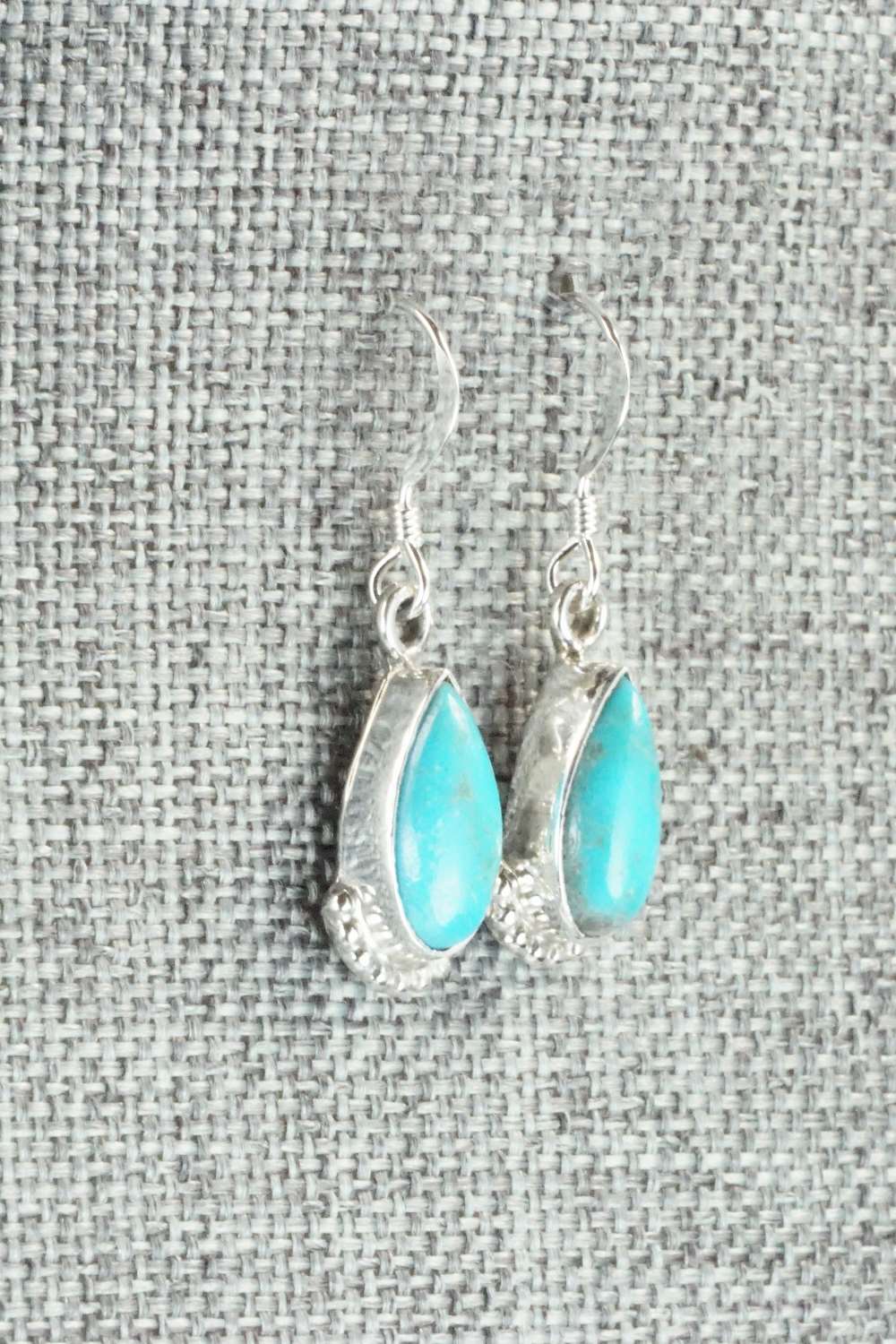 Turquoise & Sterling Silver Earrings - Sharon McCarthy