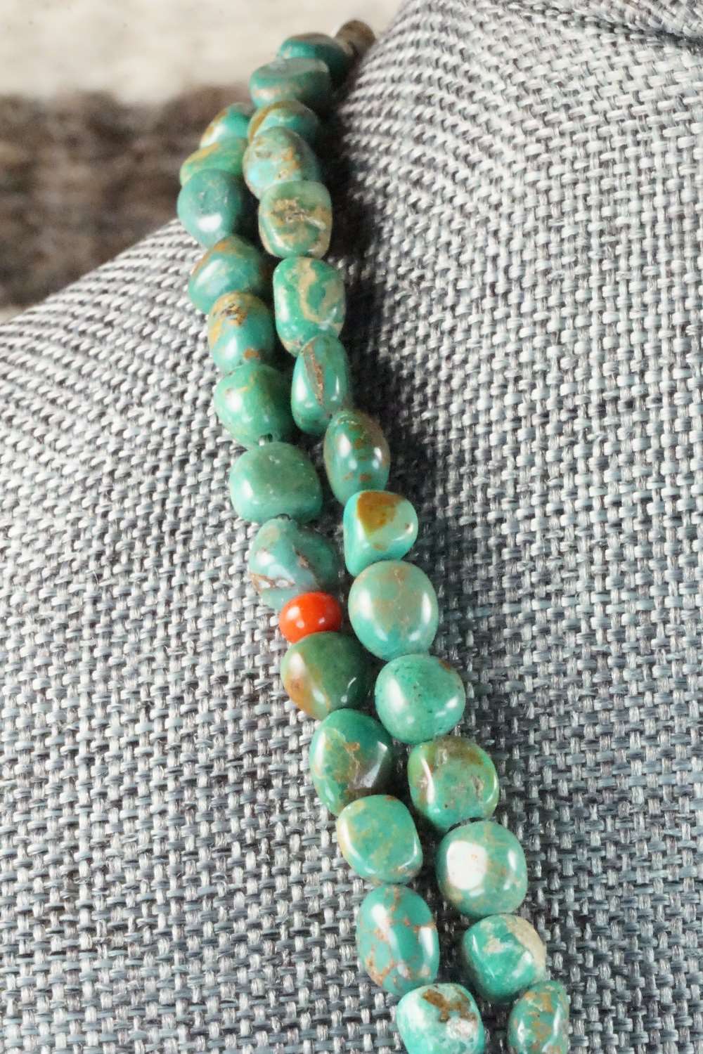 Turquoise, Coral & Shell Necklace - Ramona Bird