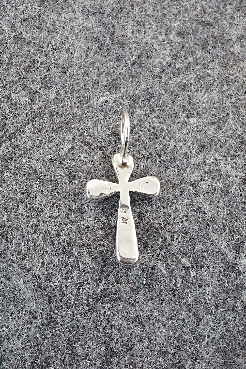 Multi Stone & Sterling Silver Inlay Pendant - Kristina Bowannie