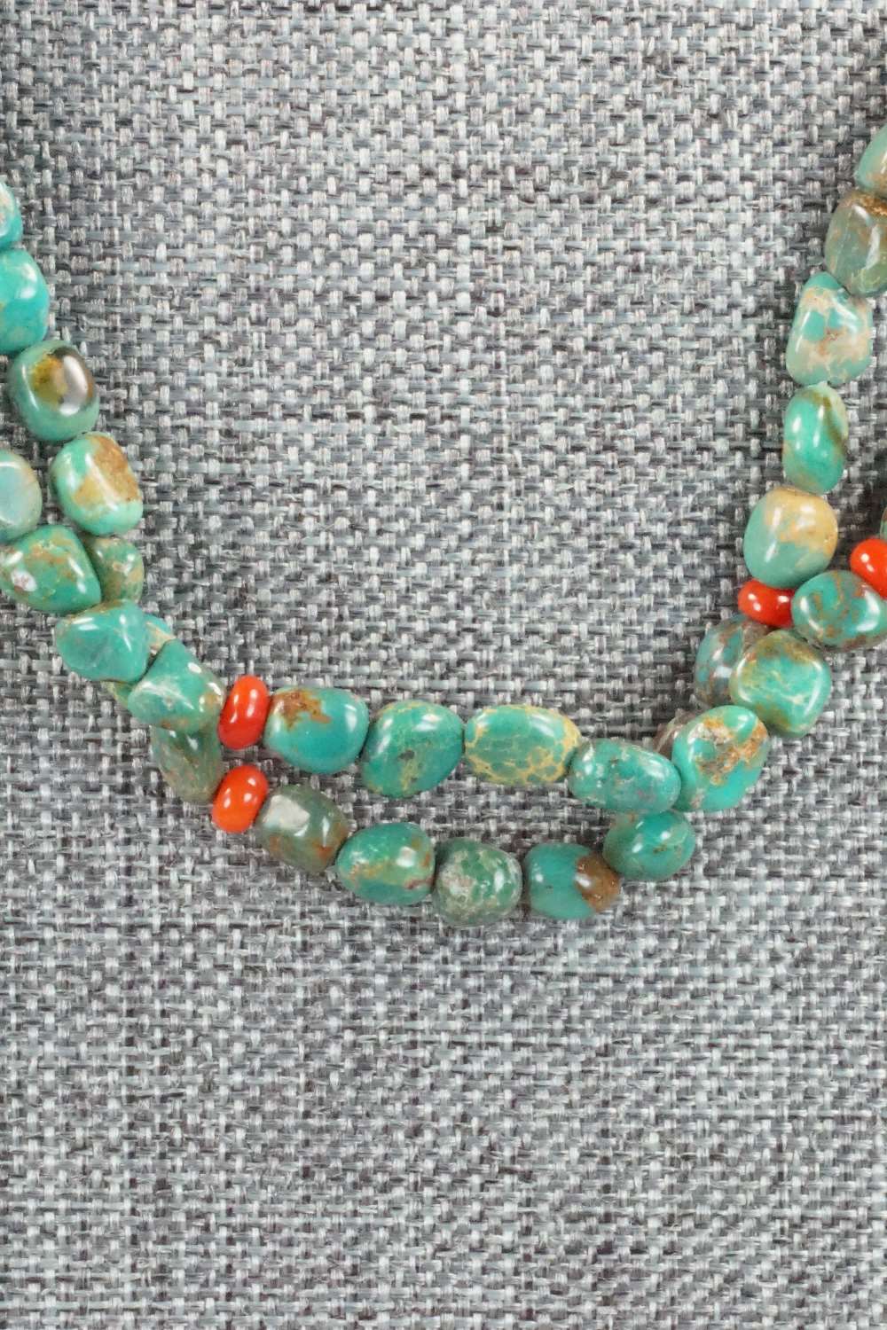 Turquoise, Coral & Shell Necklace - Ramona Bird