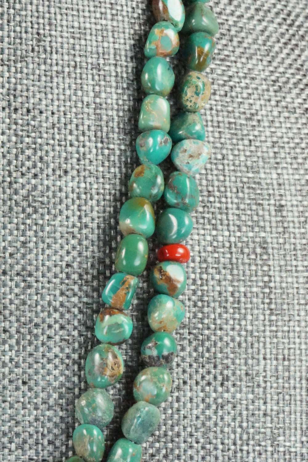 Turquoise, Coral & Shell Necklace - Ramona Bird