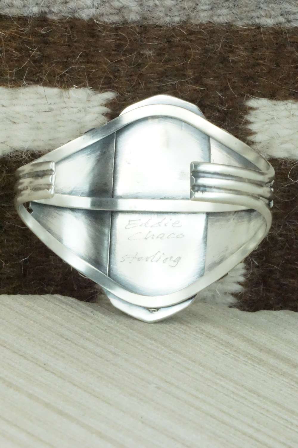 White Buffalo & Sterling Silver Bracelet - Eddie Chaco